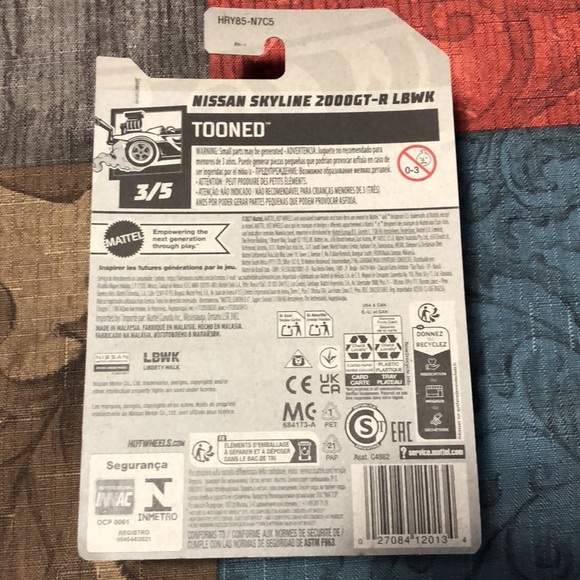 🛍️5/$20🛍️BNIB HOTWHEELS Tooned Nissan Skyline. - Picture 3 of 3